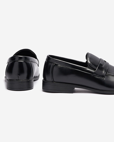 Demi-souliers classiques noirs pour hommes Jerif - Chaussures