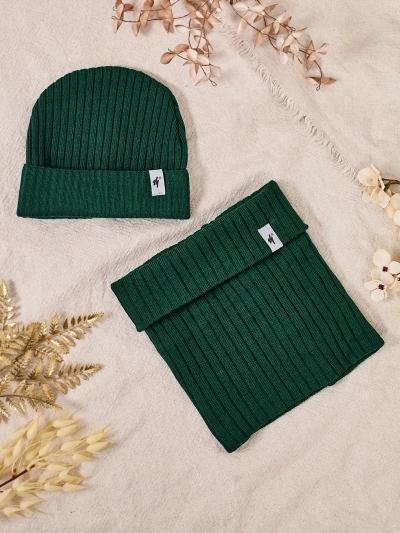 Ensemble d'hiver universel Royalfashion - bonnet avec cache-cou