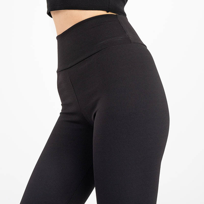 Leggings pour Femmes Athena Noirs en Viscose Sportifs pour l'Été
