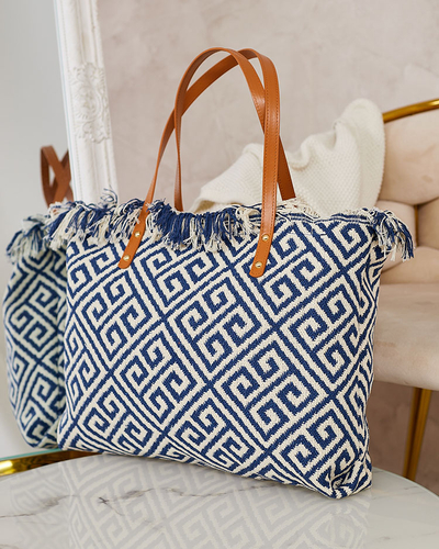 Royalfashion Sac à bandoulière en tissu pour femme