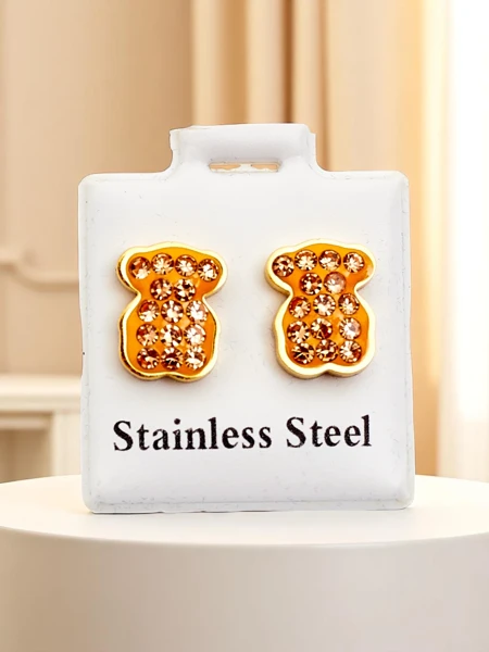 Boucles d’oreilles en forme d’ours Royalfashion pour femme