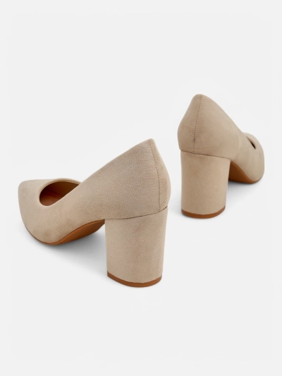 Royalfashion Escarpins à talons en suédine éco pour femmes Ugandes