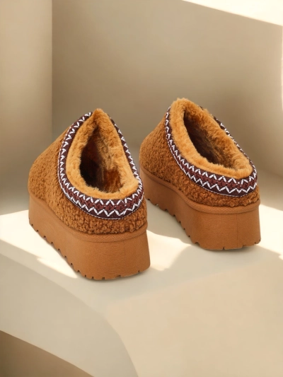 Royalfashion Courtes bottes de neige pour femmes Selio