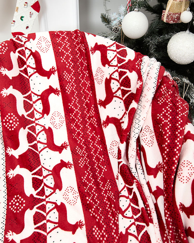 Royalfashion Couverture de Noël Couvre-lit 160x200