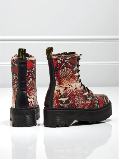 Bottines worker pour femmes avec gaufrage Isadore