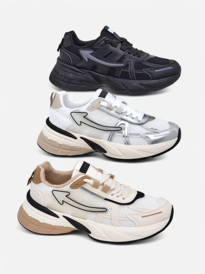 Baskets de sport Royalfashion pour femmes sur une semelle plus épaisse Beysa