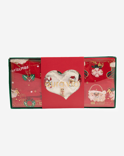 Royalfashion Chaussettes de Noël en boîte 3/pack