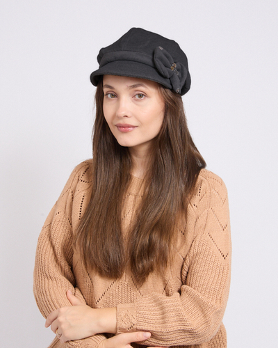 Beret pour femme Royalfashion avec nœud