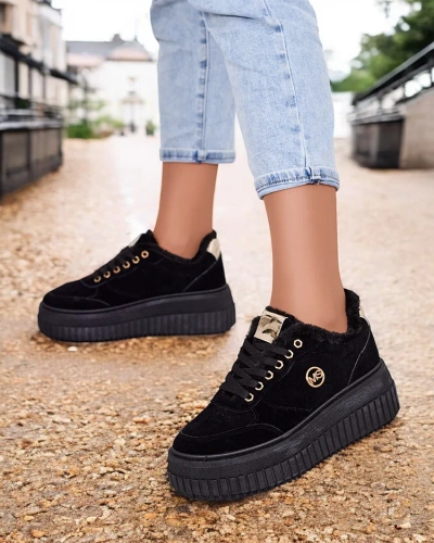 Royalfashion Baskets chauffantes pour femme avec fourrure Nozii