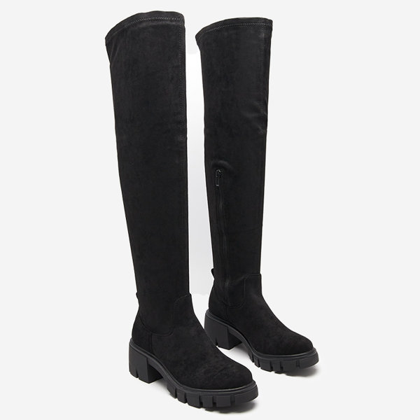 OUTLET Cuissardes pour femmes noires Netirit - Footwear