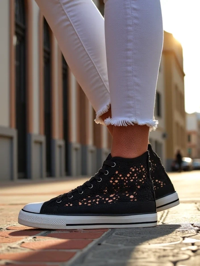 Royalfashion Baskets perforées pour femmes Limme