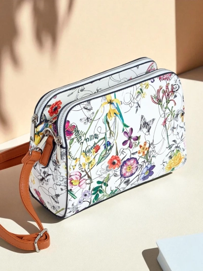 Royalfashion Petit sac à main pour femme en cuir écologique Florentia