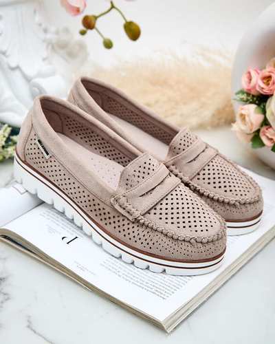Royalfashion Mocassins ajourés pour femme Leteller