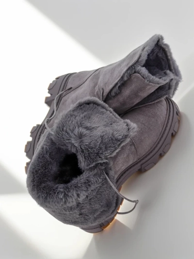 Royalfashion Bottines à lacets pour femmes Cavenma