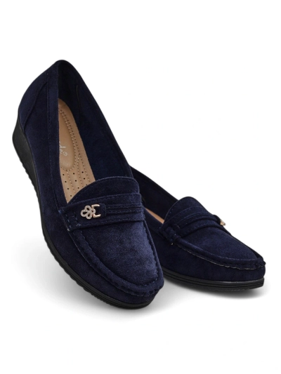 Mocassins Royalfashion pour femmes sur un petit talon Polefle