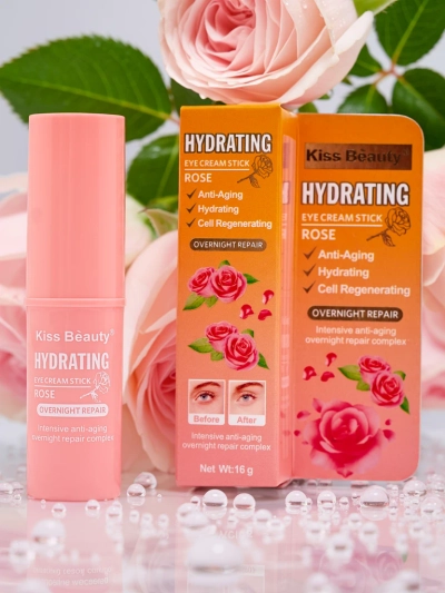 Stick contour des yeux à la rose anti-rides, hydratant et régénérant