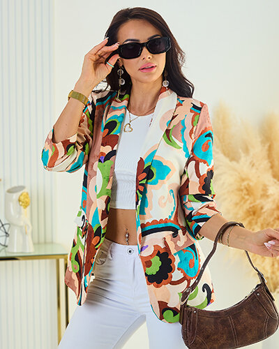 Royalfashion Veste à motifs pour femme