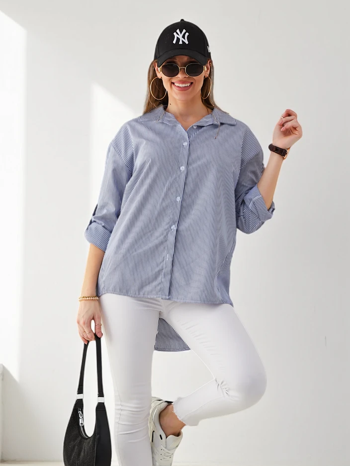 Chemise rayée pour femmes Royalfashion