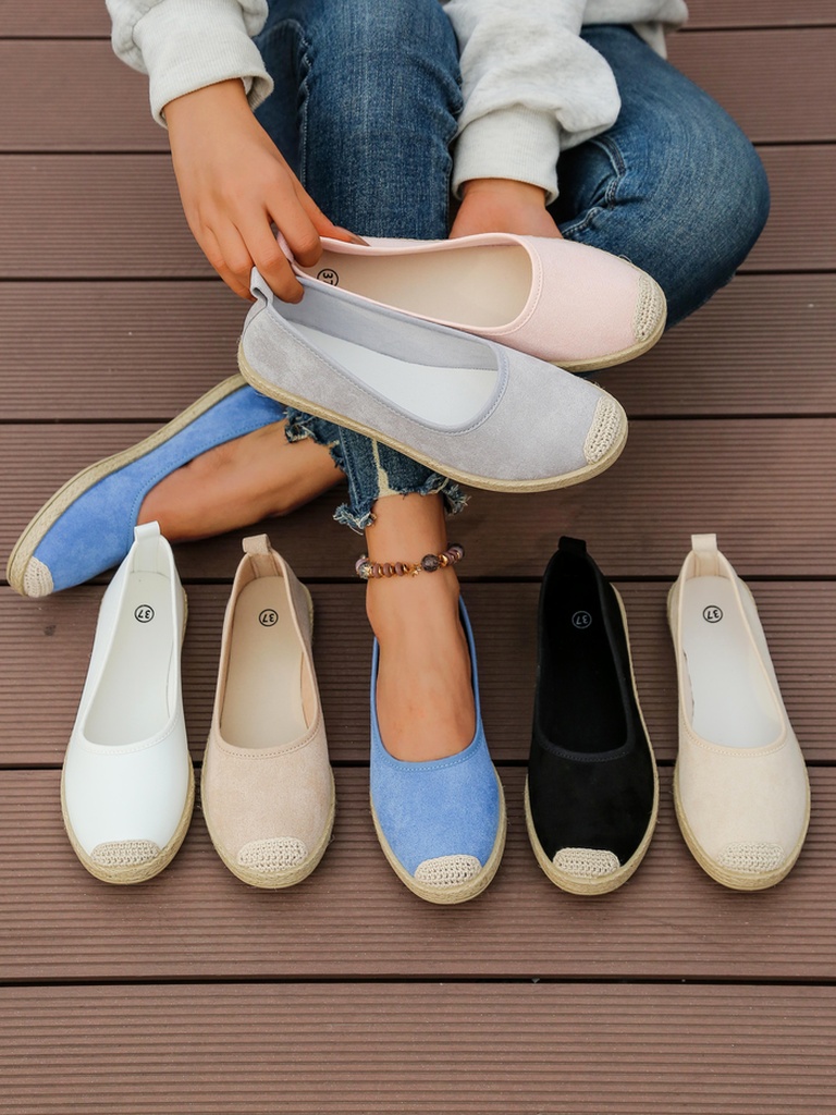 Espadrilles écologiques en suédine Royalfashion pour femmes Aroles
