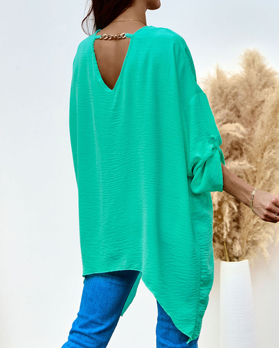 Royalfashion Blouse imprimée pour femme Longer