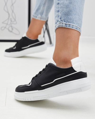 Baskets de sport pour femme en noir Hellar - Chaussures