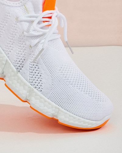 Chaussures de sport femme Baym blanches et orange - Footwear