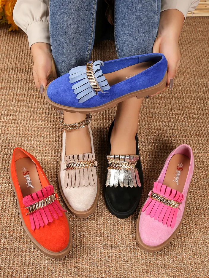 Mocassins en eco suédine Royalfashion pour femmes Mare Nostrum