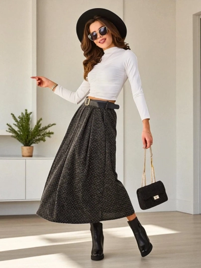 Jupe mi-longue pour femme de Royalfashion