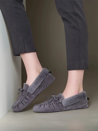 Mocassins pour femmes Royalfashion avec fourrure Ahtikes