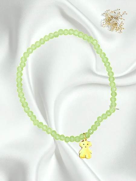 Royalfashion Bracelet pour femme avec pendentif ourson