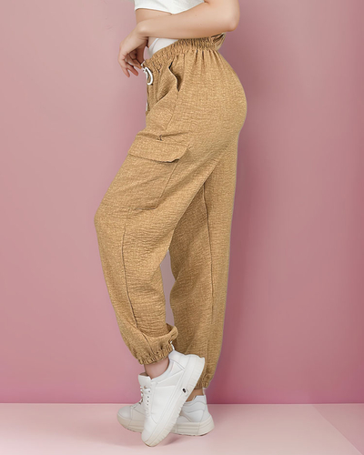 Royalfashion Pantalon large pour femme avec poches