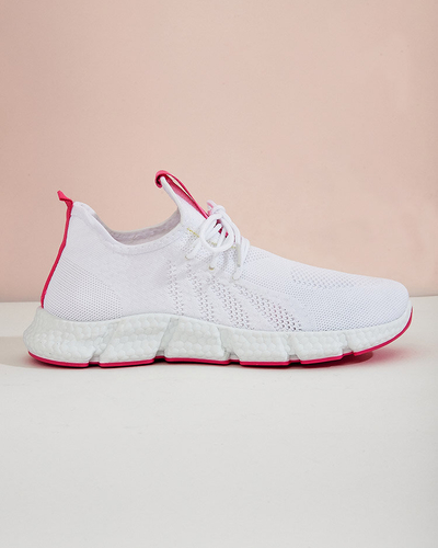 Chaussures de sport femme Baym blanc et rose - Footwear