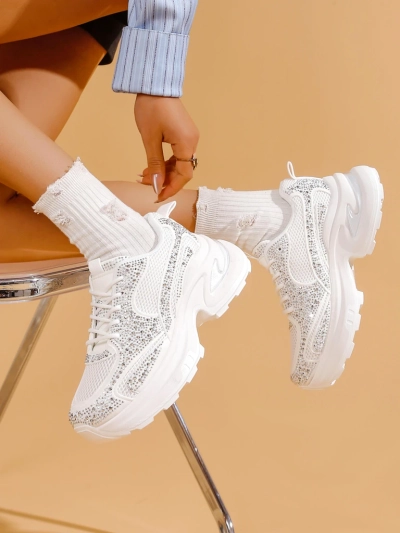 Baskets sportives Royalfashion pour femmes avec strass Bloss