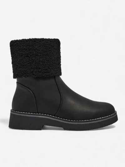 Bottines pour Femmes Luna Noires en Cuir Élégantes pour l'Hiver