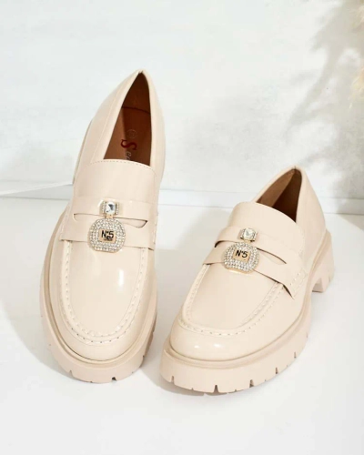 Royalfashion Mocassins laqués pour femme Bemies