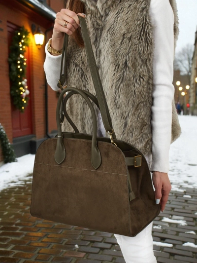 Sac à main shopper pour femmes en éco-daim Dorelle