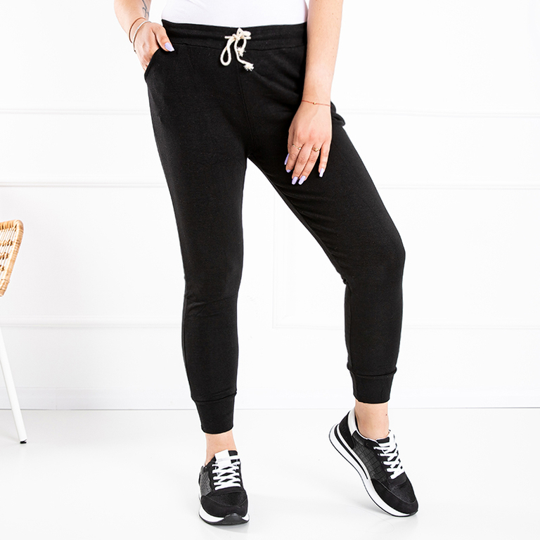 Survêtements pour femmes noirs TAILLE PLUS - Vêtements