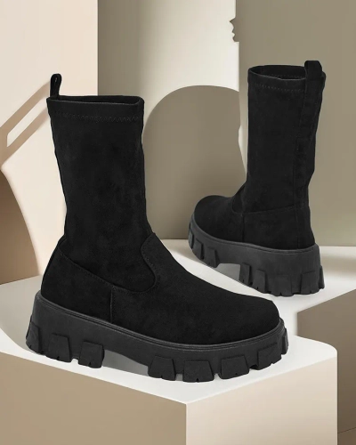 Bottes à plateforme pour femmes Royalfashion Firo