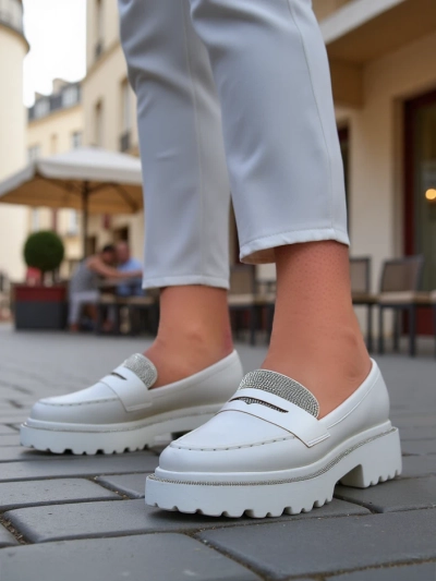 Mocassins pour femmes Royalfashion avec des strass Vinness