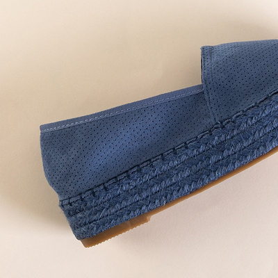 Espadrilles bleues pour femmes sur la plateforme Alruna - Footwear