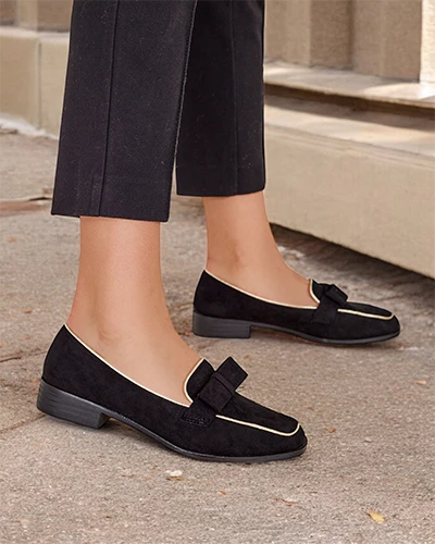 Mocassins pour femmes Royalfashion avec un nœud Refenni