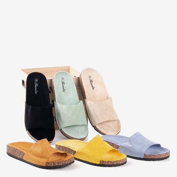 Chaussons femme vert clair Ratia - Footwear