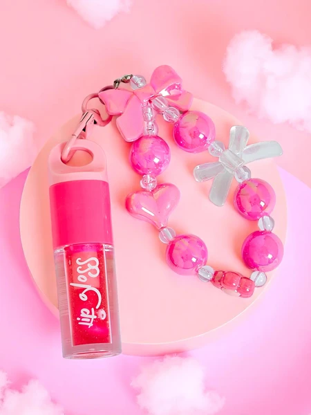 Gloss à lèvres pour enfants avec bracelet Framboise