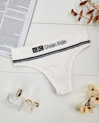 Royalfashion Culotte string femme avec inscriptions