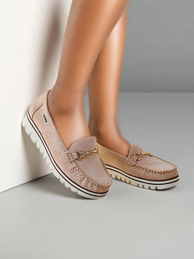 Royalfashion Élégantes mocassins pour femmes Borne