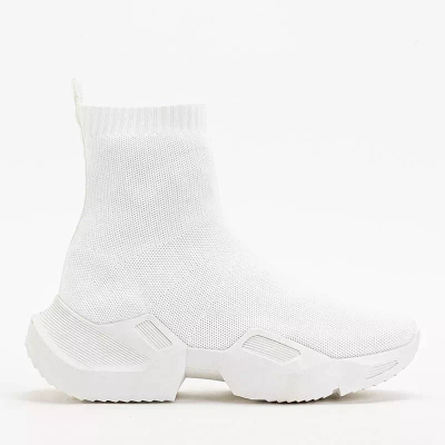 OUTLET Chaussures de sport hautes femme Gohi blanches - Footwear