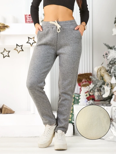 Royalfashion Pantalons de survêtement en coton pour femmes