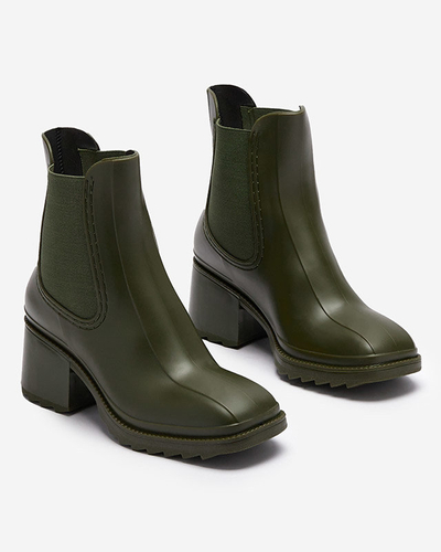 Bottes pour femmes vert foncé Caldala- Footwear
