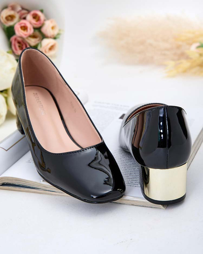 Royalfashion Escarpins bas à talon aiguille pour femme Eless