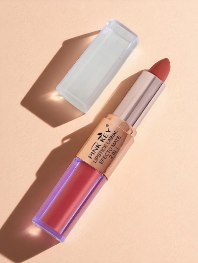 Rouge à lèvres mat en stick et liquide 2-en-1 Cerise Mocha